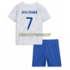 Original Trikotsatz Frankreich Antoine Griezmann 7 Auswärtstrikot WM 2022 Für Kinder